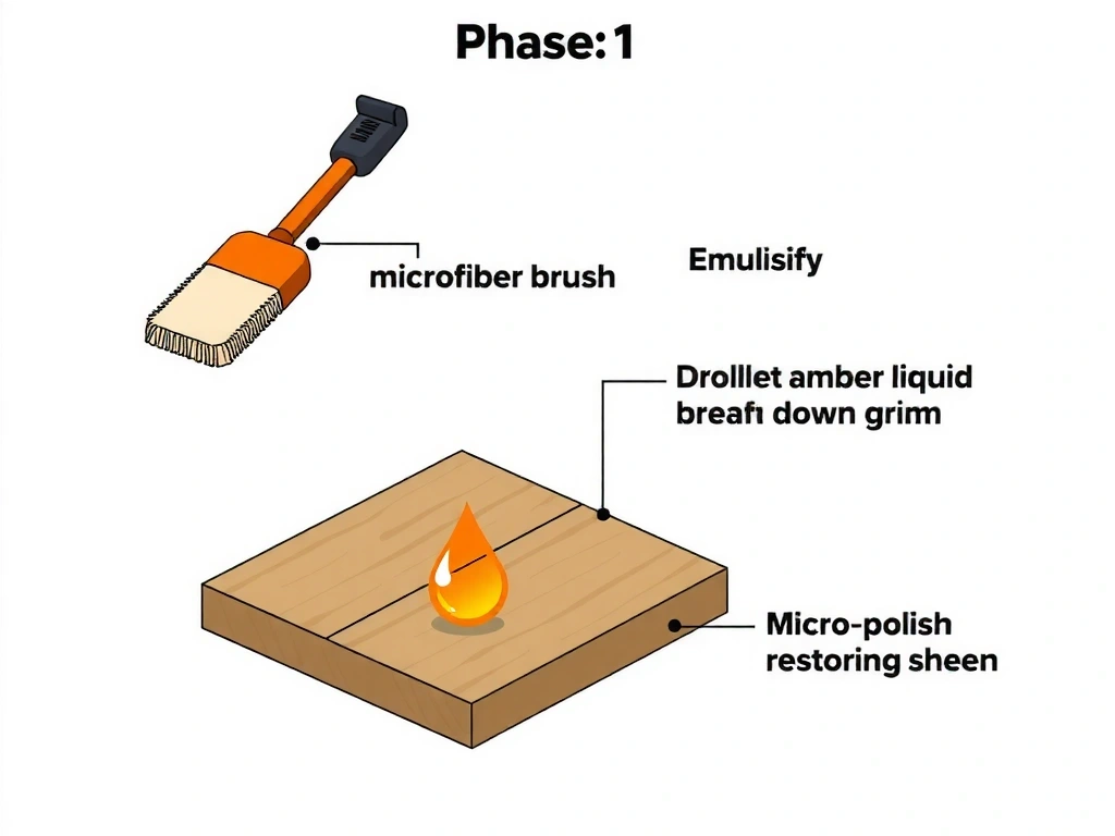 Floor cleaning methodology diagram